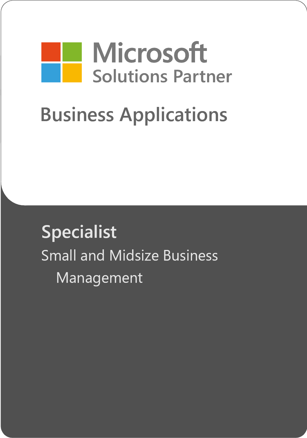 Advanced Specialization Business Application