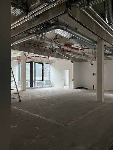 Unser Büro im Renovierungsprozess