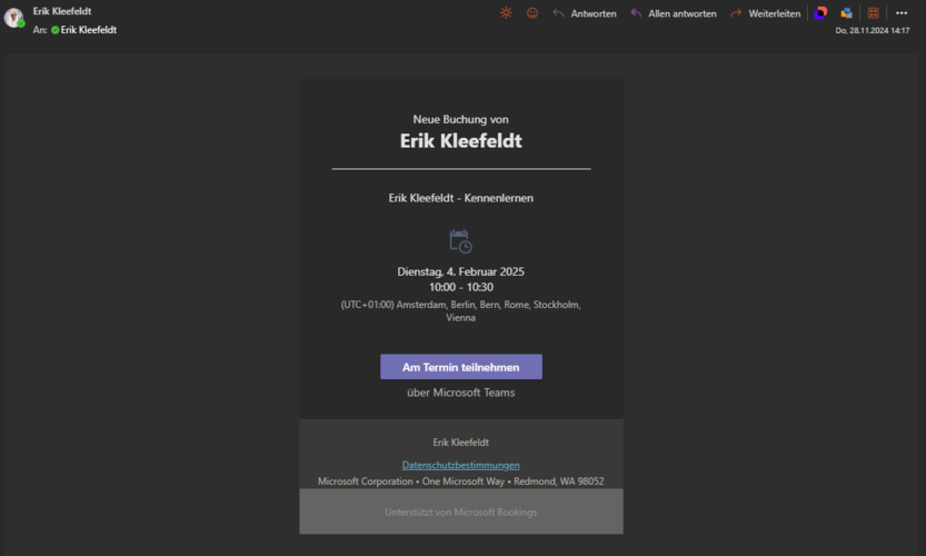 Blog Bookings Screenshot 6