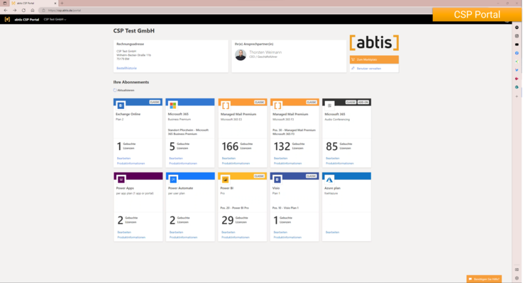myabtis Portal Screenshot CSP