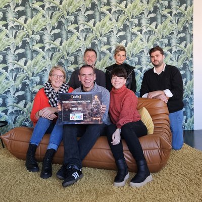 Spendenbild im Stuttgarter Büro
