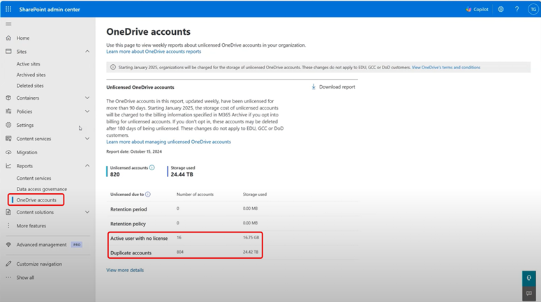 Blogbeitrag - Änderungen für unlizenzierte OneDrive for Business-Konten ab dem 27. Januar 2025 - Bild3